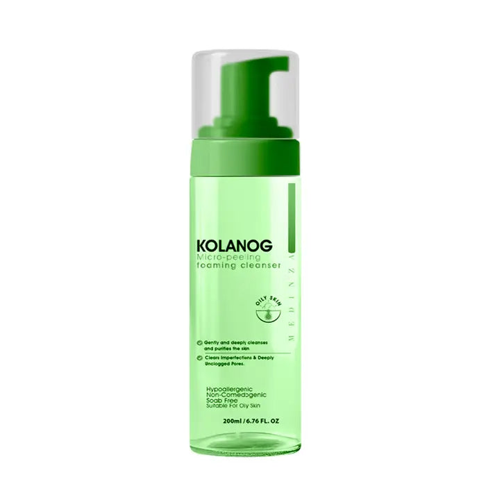 Kolanog micro-peeling foam cleanser
