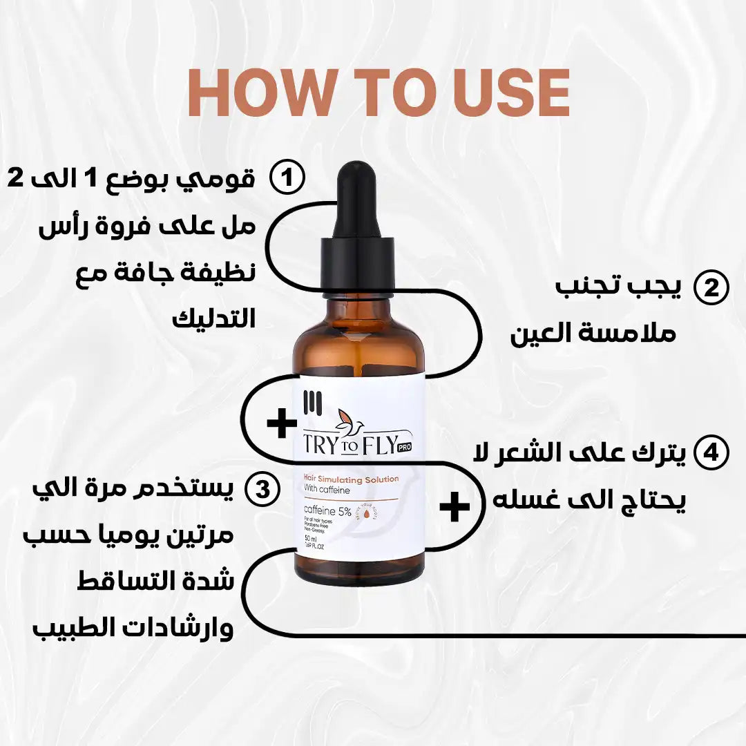 TryToFly CAFFEINE solution (50ml)