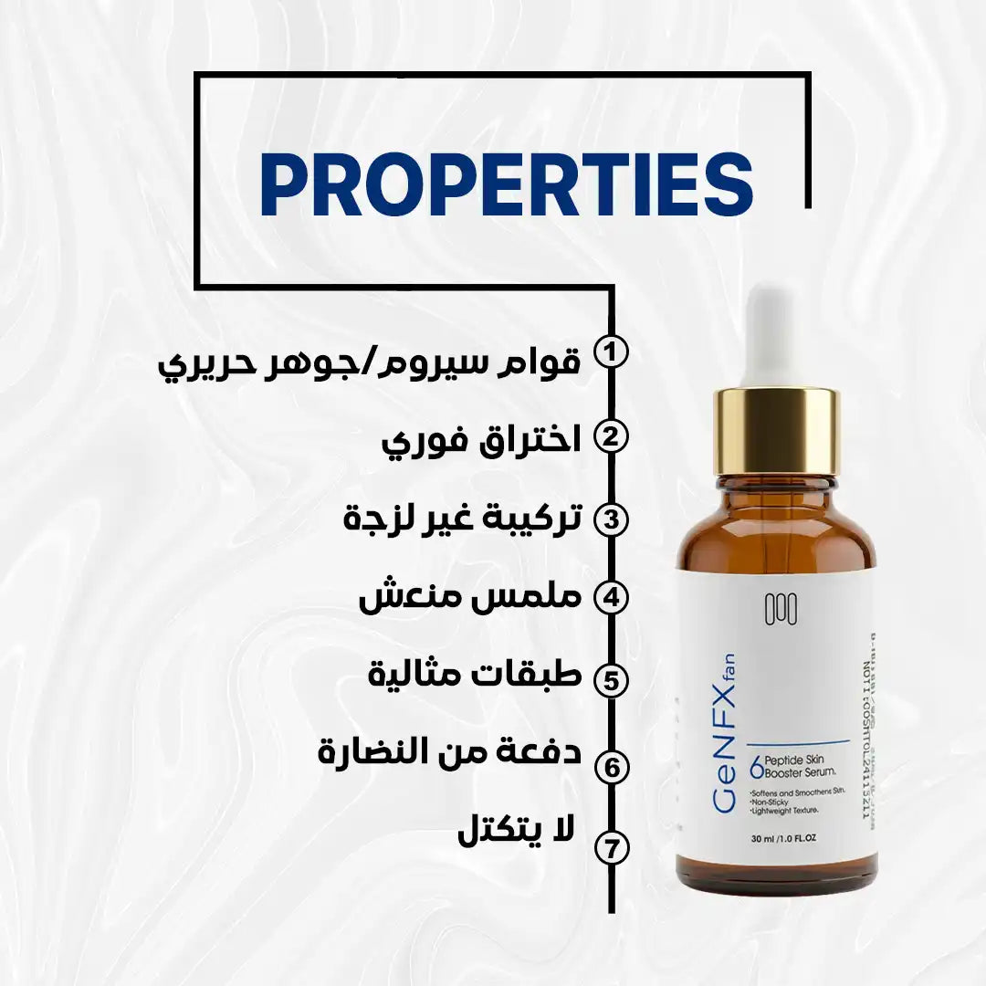 GENFX 6 PEPTIDE SKIN BOOSTER (30ml)