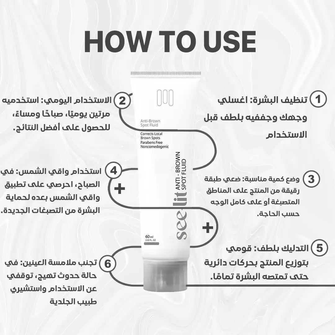 سي ليت معالج للبقع التصبغت