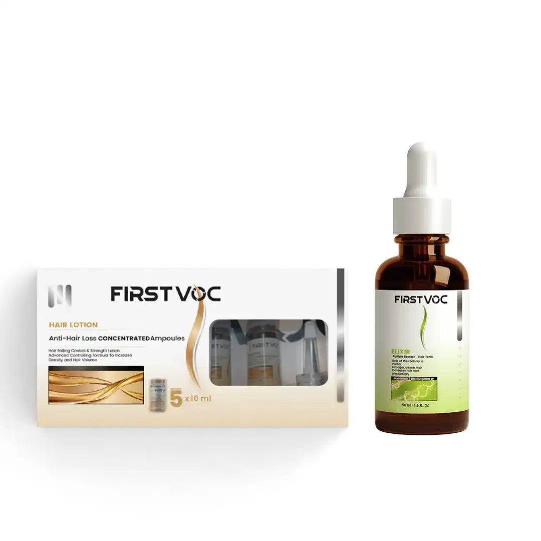 FirstVoc Anti-HairLoss Ampoules + FirstVoc Elixir