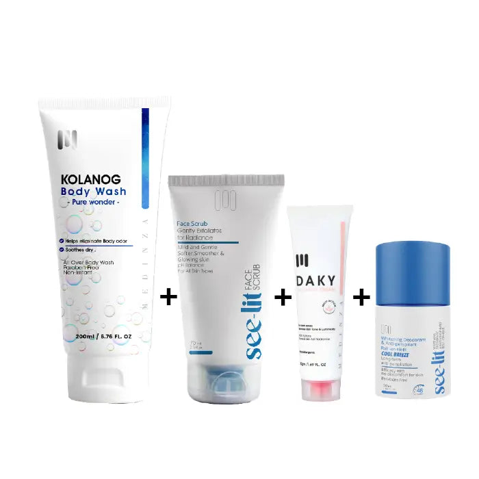 Body care and whitening routine