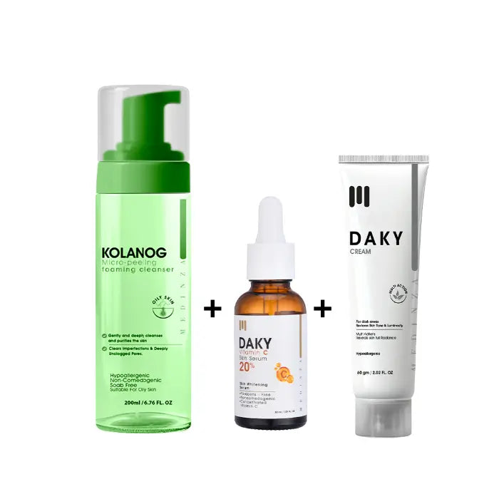 روتين العناية بالبشرة العادية