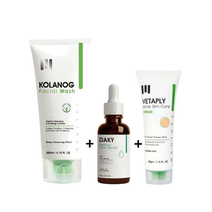 روتين العناية بالبشرة الدهنية والمختلطة