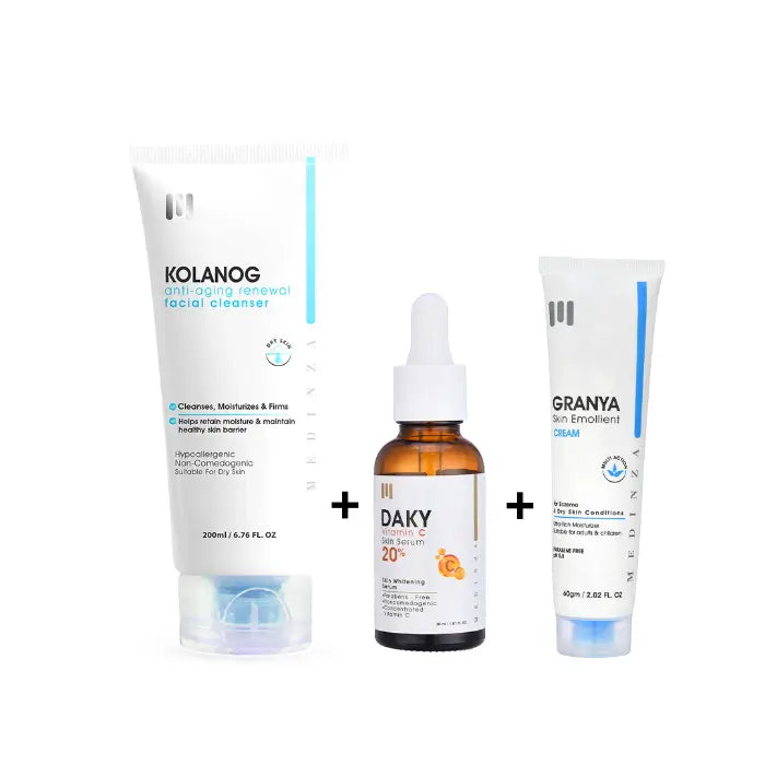 روتين العناية بالبشرة الجافة