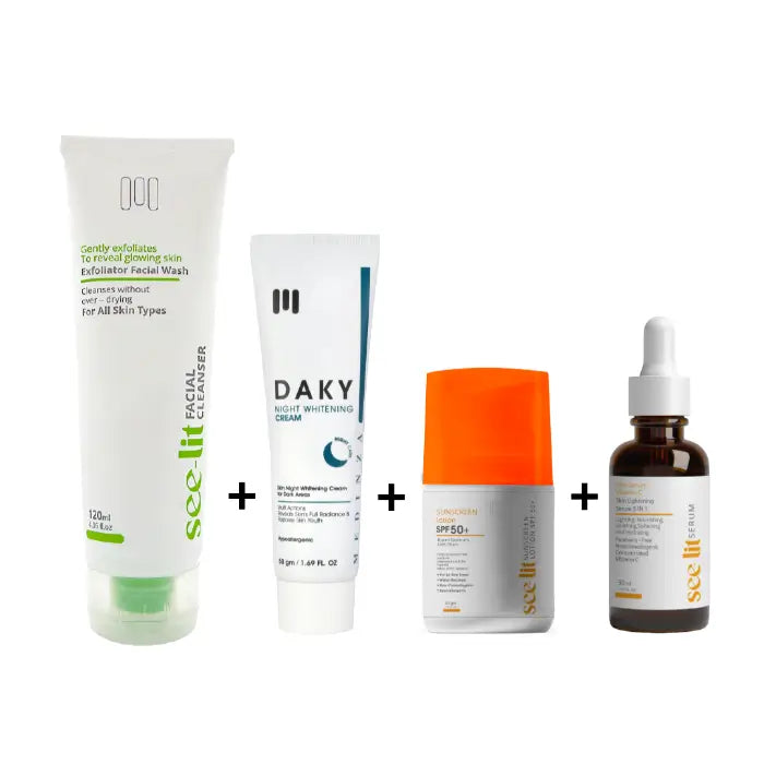 روتين التوهج والحماية من الشمس