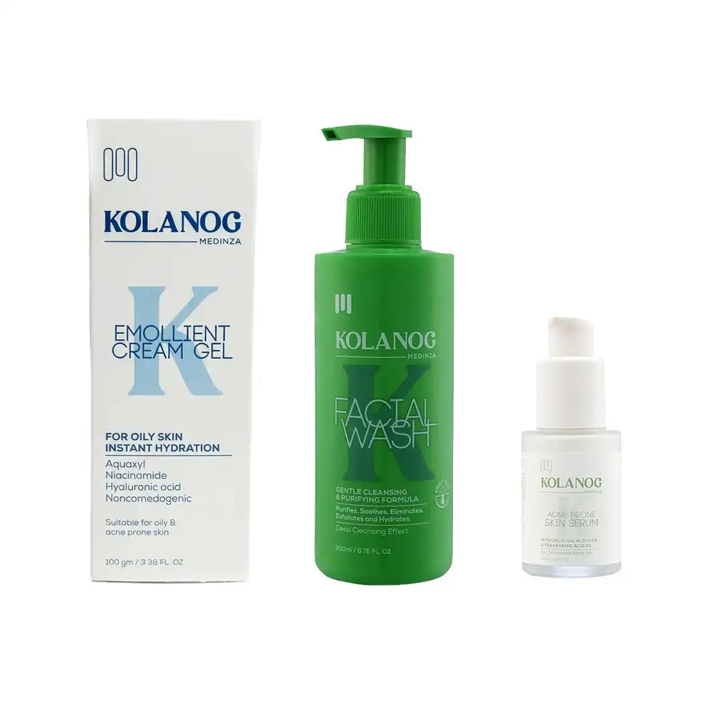 Kolanog Oily + Serum + Emollient