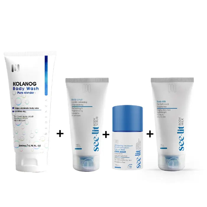 روتين العناية بالجسم المثالي