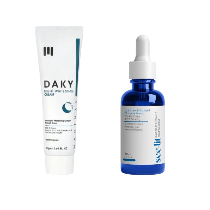 مجموعة التبييض (انظر حمض الهيالورونيك + داكي نايت)