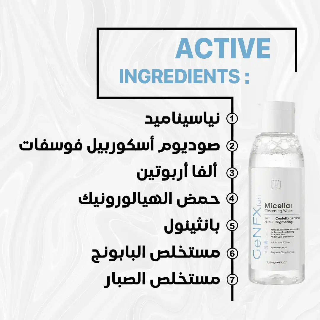 GENFX Micellar Water (120ml)