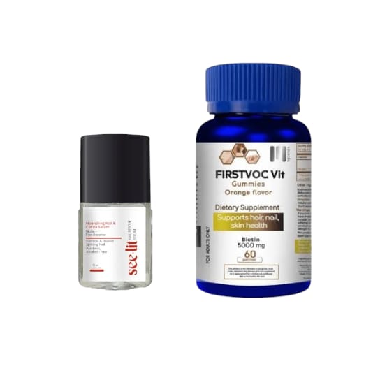 Firstvoc Megavit (Gummies) + See lit Nail serum Offer
