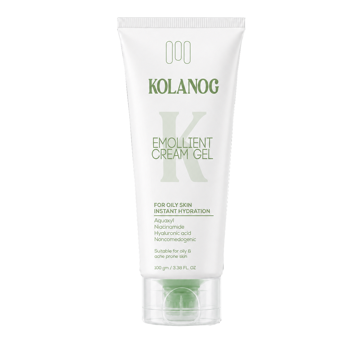 Kolanog emolient for oily skin